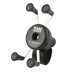 RAM Mounts Support de téléphone Tough-strap universel petit vélo/moto/scooter - Universel - Noir