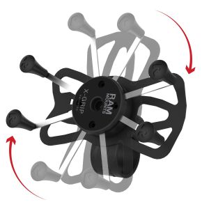 RAM Mounts ﻿Support de téléphone Tough-strap pour vélo/moto/scooter - Universel - Grand - Noir