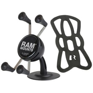 RAM Mounts ﻿Support de téléphone pour tableau de bord de voiture - Universel - Petit - Noir