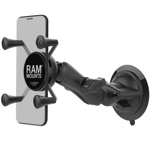 RAM Mounts ﻿Support de téléphone pour voiture Twist-lock - Universel - Petit - Noir