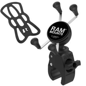 RAM Mounts ﻿Support de téléphone Tough-claw pour vélo/moto/scooter - Universel - Petit - Noir
