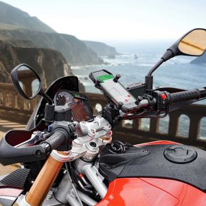 RAM Mounts ﻿Support de téléphone Tough-claw pour vélo/moto/scooter - Universel - Grand - Noir
