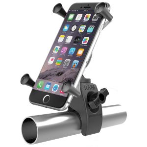 RAM Mounts ﻿Support de téléphone Tough-claw pour vélo/moto/scooter - Universel - Grand - Noir