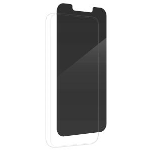 InvisibleShield Protection d'écran en verre trempé Elite Privacy iPhone 13 Mini - Transparent