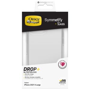 OtterBox Coque Symmetry + Protection d'écran iPhone 13 Pro Max  - Transparent
