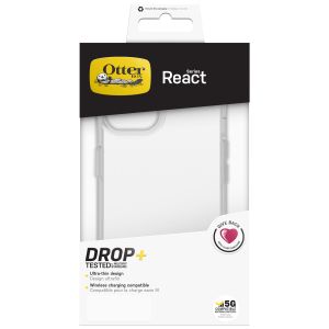 OtterBox Coque arrière React iPhone 13 - Transparent