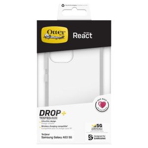 OtterBox Coque arrière React Samsung Galaxy A53 - Transparent
