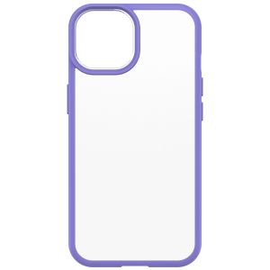 OtterBox Coque arrière React iPhone 14 - Transparent / Violet