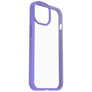 OtterBox Coque arrière React iPhone 14 - Transparent / Violet