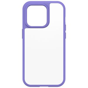 OtterBox Coque arrière React iPhone 14 Pro - Transparent / Violet