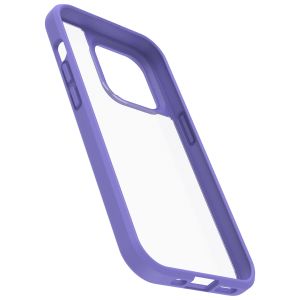 OtterBox Coque arrière React iPhone 14 Pro - Transparent / Violet