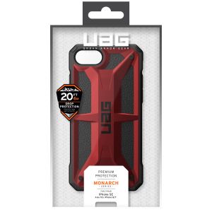 UAG Coque Monarch iPhone SE (2022 / 2020) / 8 / 7 / 6(s) - Crimson