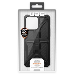 UAG Coque Monarch iPhone 14 Pro Max - Carbon Fiber