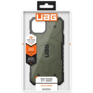 UAG Coque Pathfinder MagSafe iPhone 15 Plus - Olive Drab