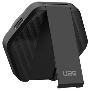 UAG Station de charge sans fil avec support - Compatible MagSafe - 15 watts - Noir / Carbone