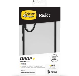 OtterBox Coque arrière React Samsung Galaxy A54 (5G) - Transparent / Noir