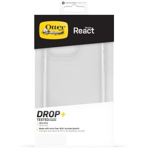 OtterBox Coque arrière React iPhone 15 Pro Max - Transparent