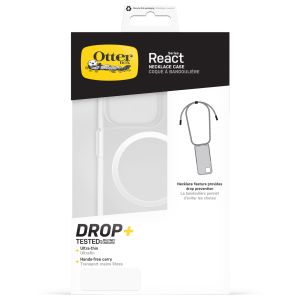 OtterBox Collier React MagSafe iPhone 15 Pro - Transparent