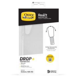 OtterBox Coque arrière React Necklace Samsung Galaxy A55 - Stardust