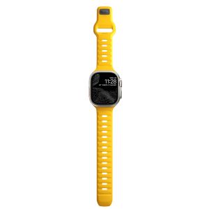 Nomad Bracelet Sport FKM Apple Watch Series 1-9 / SE / Ultra (2) - 42/44/45/49 mm - Jaune