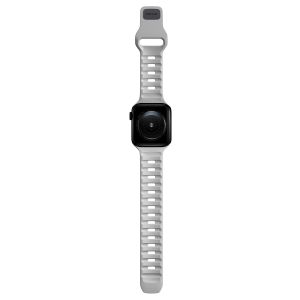 Nomad Bracelet Sport FKM Apple Watch Series 1-9 / SE / Ultra (2) - 42/44/45/49 mm - Lunar Gray