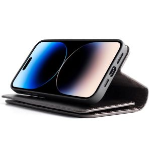 Wachikopa Étui de téléphone portefeuille Multi Wallet iPhone 14 Pro - Dark Brown