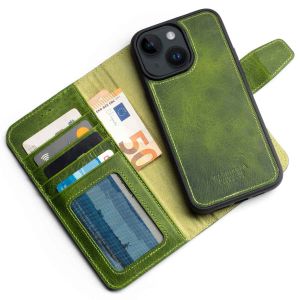 Wachikopa Étui de téléphone portefeuille Magic 2-in-1 iPhone 14 - Forest Green