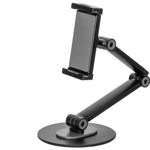 Neomounts Support de tablette de bureau - 7 à 12.9 pouces - Bras flexible - Réglable - Universel - Noir