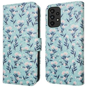 iMoshion Étui de téléphone portefeuille Design Samsung Galaxy A33 - Blue Flowers