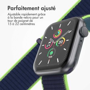iMoshion Bracelet en nylon⁺ Apple Watch Series 1-9 / SE / Ultra (2) - 42/44/45/49 mm - Lime