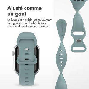 iMoshion Bracelet en silicone⁺ Apple Watch Series 1-9 / SE / Ultra (2) - 42/44/45/49 mm - Cactus - Taille M/L