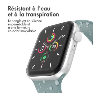 iMoshion Bracelet en silicone⁺ Apple Watch Series 1-9 / SE / Ultra (2) - 42/44/45/49 mm - Cactus - Taille M/L