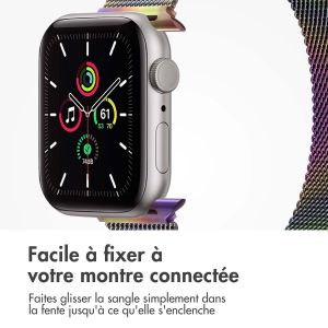 iMoshion Bracelet magnétique milanais Apple Watch Series 1-9 / SE - 38/40/41 mm - Taille S - Galaxy