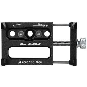 GUB G86 Support de téléphone pour vélo - Réglable - Universel - Aluminium - Noir