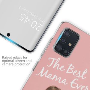 Concevez votre propre coque en gel Samsung Galaxy A51 - Transparent
