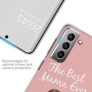 Concevez votre propre coque en gel Samsung Galaxy S21 - Transparent