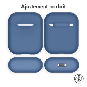 iMoshion Coque en silicone AirPods 1 / 2 - Bleu