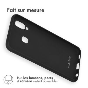 iMoshion Coque Couleur Samsung Galaxy A20e - Noir