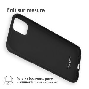 iMoshion Coque Couleur iPhone 11 - Noir