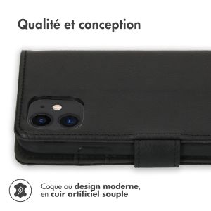 iMoshion Étui de téléphone portefeuille Luxe iPhone 11 - Noir