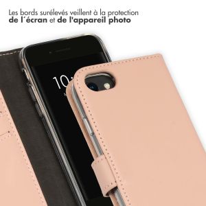 Selencia Étui de téléphone en cuir iPhone SE (2022 / 2020) / 8 / 7 / 6(s)
