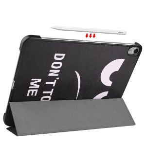 iMoshion Coque tablette Design Trifold iPad Air 5 (2022) / Air 4 (2020) - Don't Touch