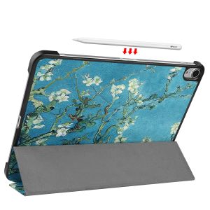 iMoshion Coque tablette Design Trifold iPad Air 5 (2022) / Air 4 (2020) - Green Plant