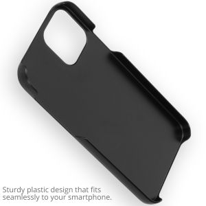 Concevez votre propre coque rigide iPhone 12 (Pro) - Noir