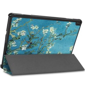 iMoshion Coque tablette Design Trifold Lenovo Tab M10 - Green Plant