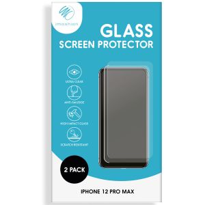 iMoshion Protection d'écran en verre trempé 2 pack iPhone 12 Pro Max