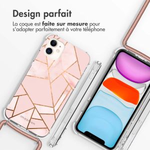 iMoshion Coque Design avec cordon iPhone 11 - Pink Graphic