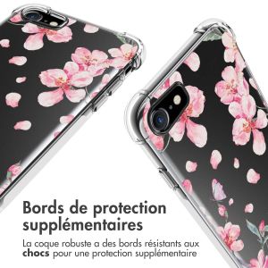 iMoshion Coque Design avec cordon iPhone SE (2022 / 2020) / 8 / 7 - Blossom Watercolor