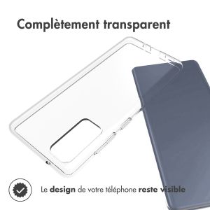 Accezz Coque Clear Samsung Galaxy S20 FE - Transparent