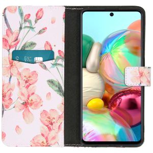 iMoshion Coque silicone design Samsung Galaxy A71 - Blossom Watercolor